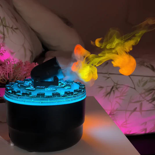 Magic Canon Shot Humidifier – Rocket Mist Diffuser with LED & Aromatherapy